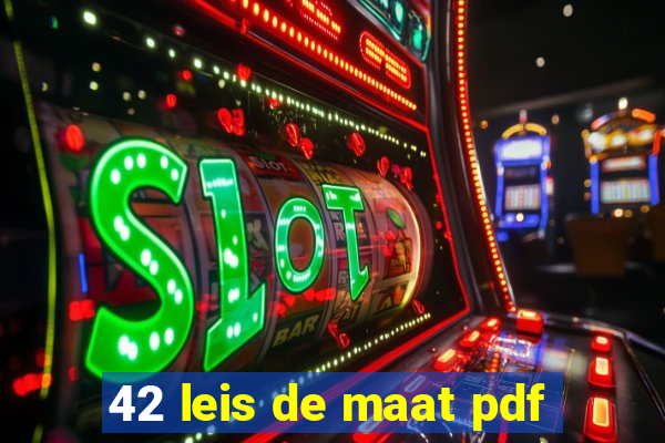 42 leis de maat pdf